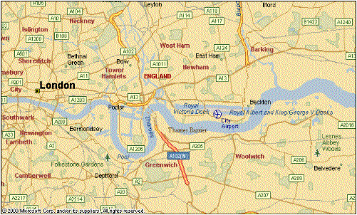 Thames River Map