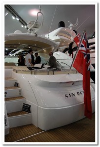 London Boat Show Sunseeker San Remo